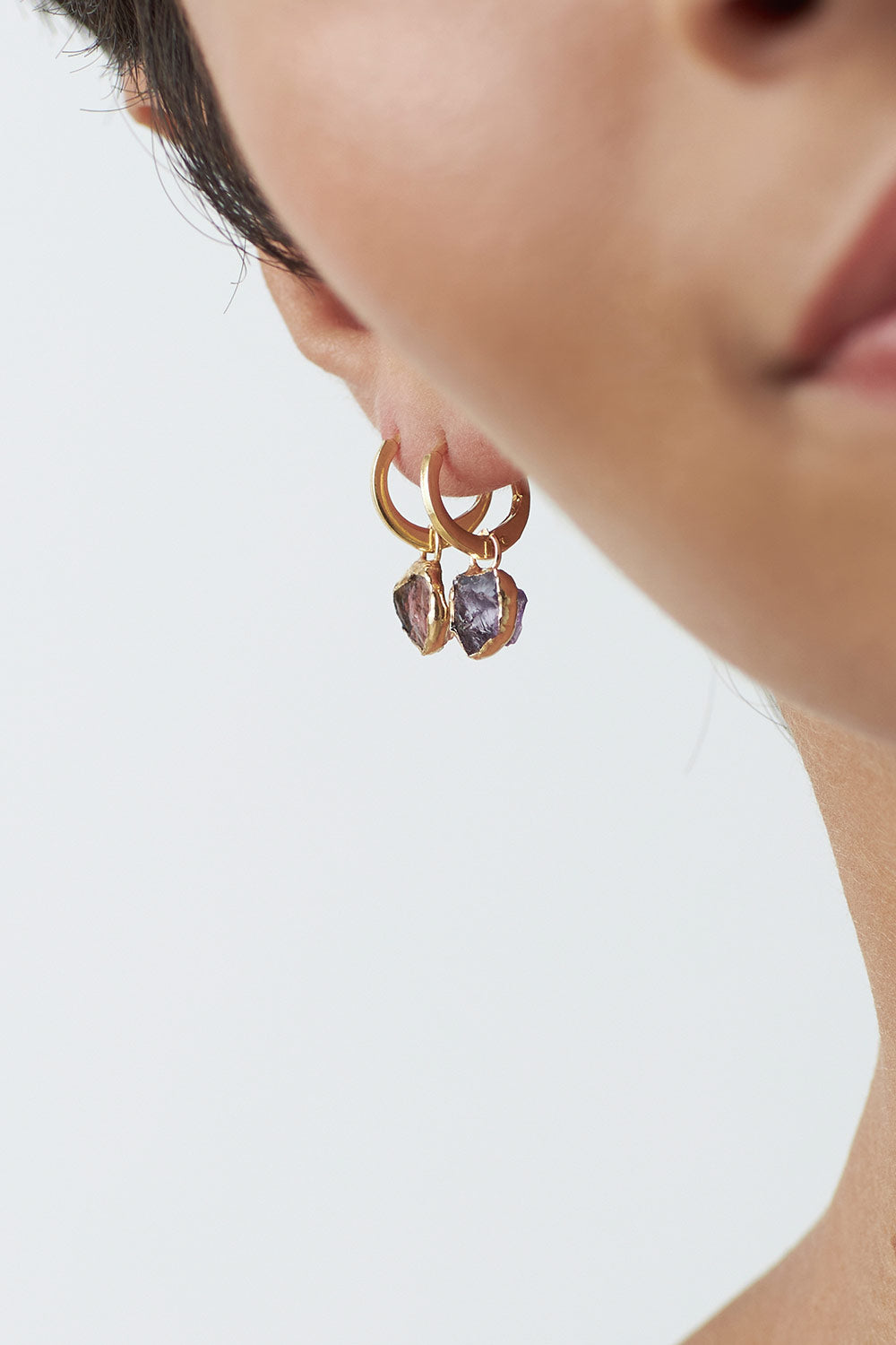 Saturn Earrings - Gold