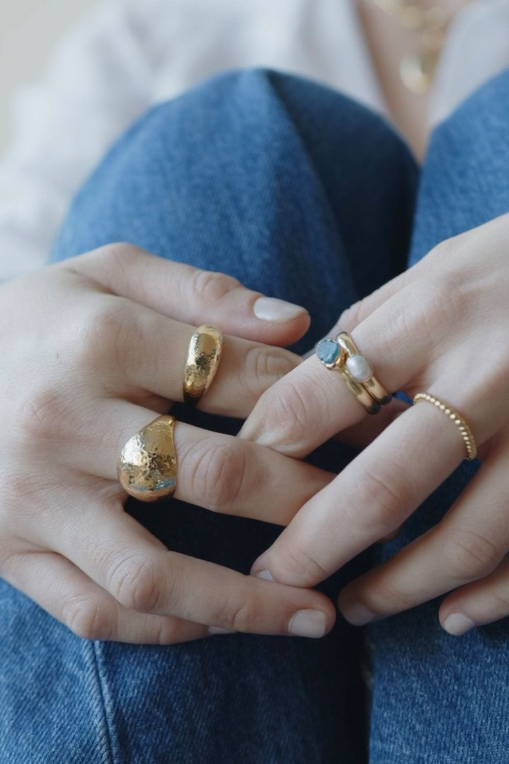 Luna Gold Ring