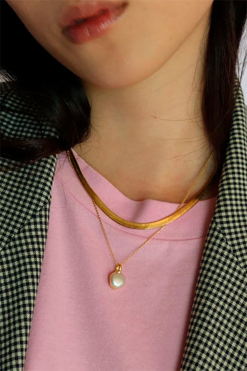 Perola Necklace - Gold