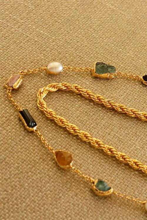 Flora Necklace - Gold