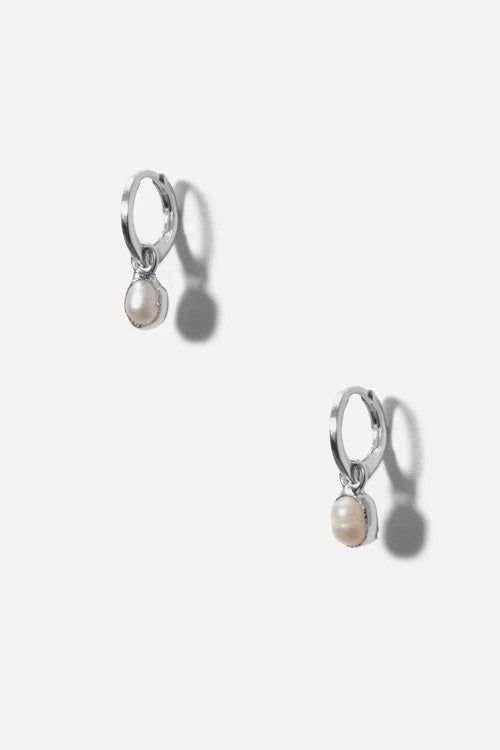 Silver Luna Earrings