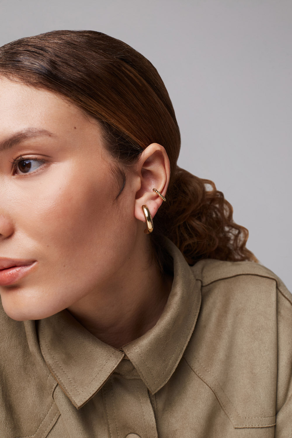 Nano Ear Cuff - Gold