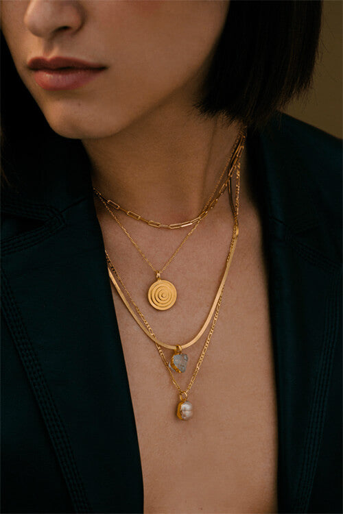 Marine Pendant - Gold