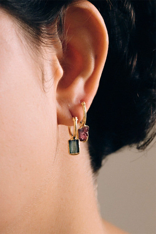 Saturn Earrings - Gold