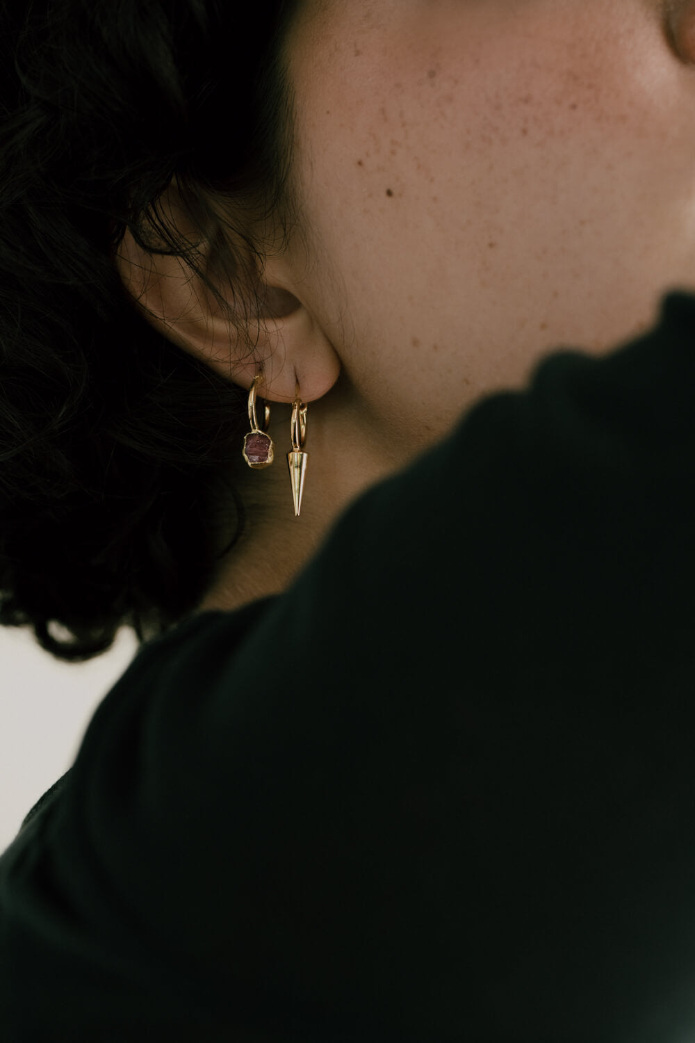 Saturn Earrings - Gold