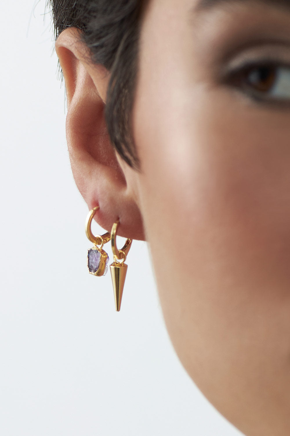 Halo Earrings - Gold